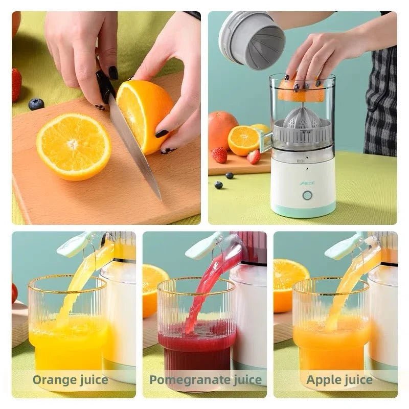 CSSV FILE Denx automatic fruit juicer with stainless steel design and digital controls for fresh, homemade juice extraction.