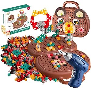 DIY Screw Puzzle Suitcase by CSSV FILE, showing a partially assembled wooden suitcase with screws and puzzle pieces.