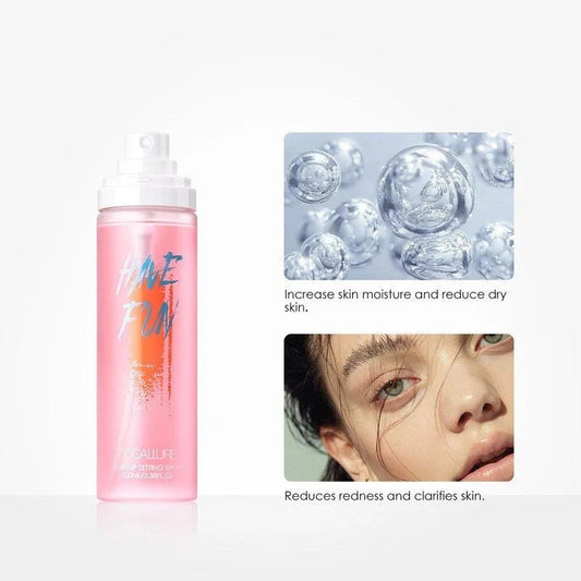 CSSV FILE long-lasting makeup mist spray, smear-proof setting spray with a fine mist for all-day makeup hold