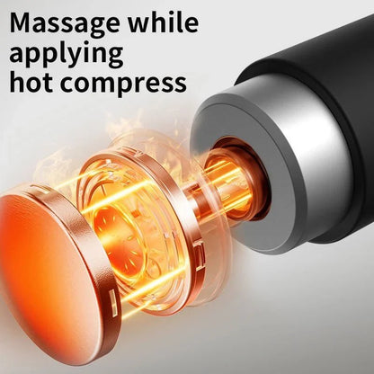 CSSV FILE Muscle Massage Gun FH-820 with 4 interchangeable heads for deep tissue relief and muscle recovery.