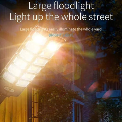 CSSV FILE solar sensor outdoor light mounted on exterior wall, featuring solar panel and motion sensor for automatic outdoor illumination